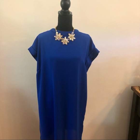 H&M Blue Shift Dress - Picture 2 of 7